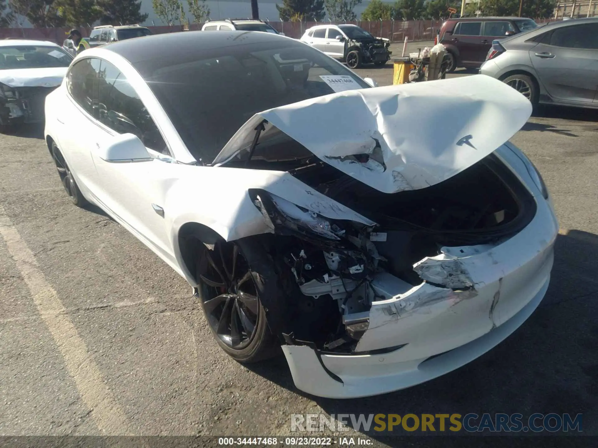 1 fotografías del automóvil dañado 5YJ3E1EA3LF740802 TESLA MODEL 3 2020