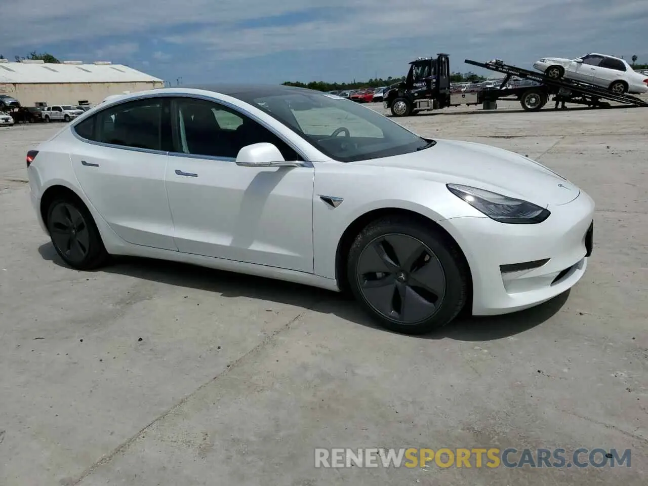4 fotografías del automóvil dañado 5YJ3E1EA3LF783682 TESLA MODEL 3 2020