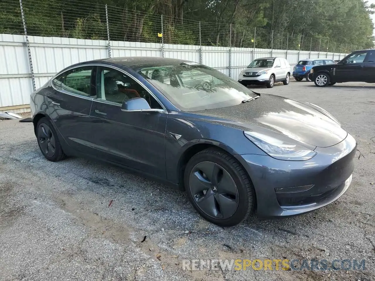 4 fotografías del automóvil dañado 5YJ3E1EA3LF792222 TESLA MODEL 3 2020
