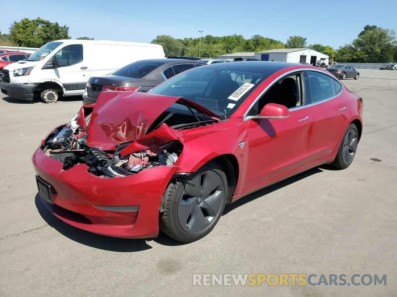 1 fotografías del automóvil dañado 5YJ3E1EA3LF792348 TESLA MODEL 3 2020