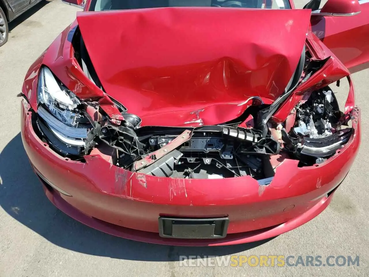 11 fotografías del automóvil dañado 5YJ3E1EA3LF792348 TESLA MODEL 3 2020