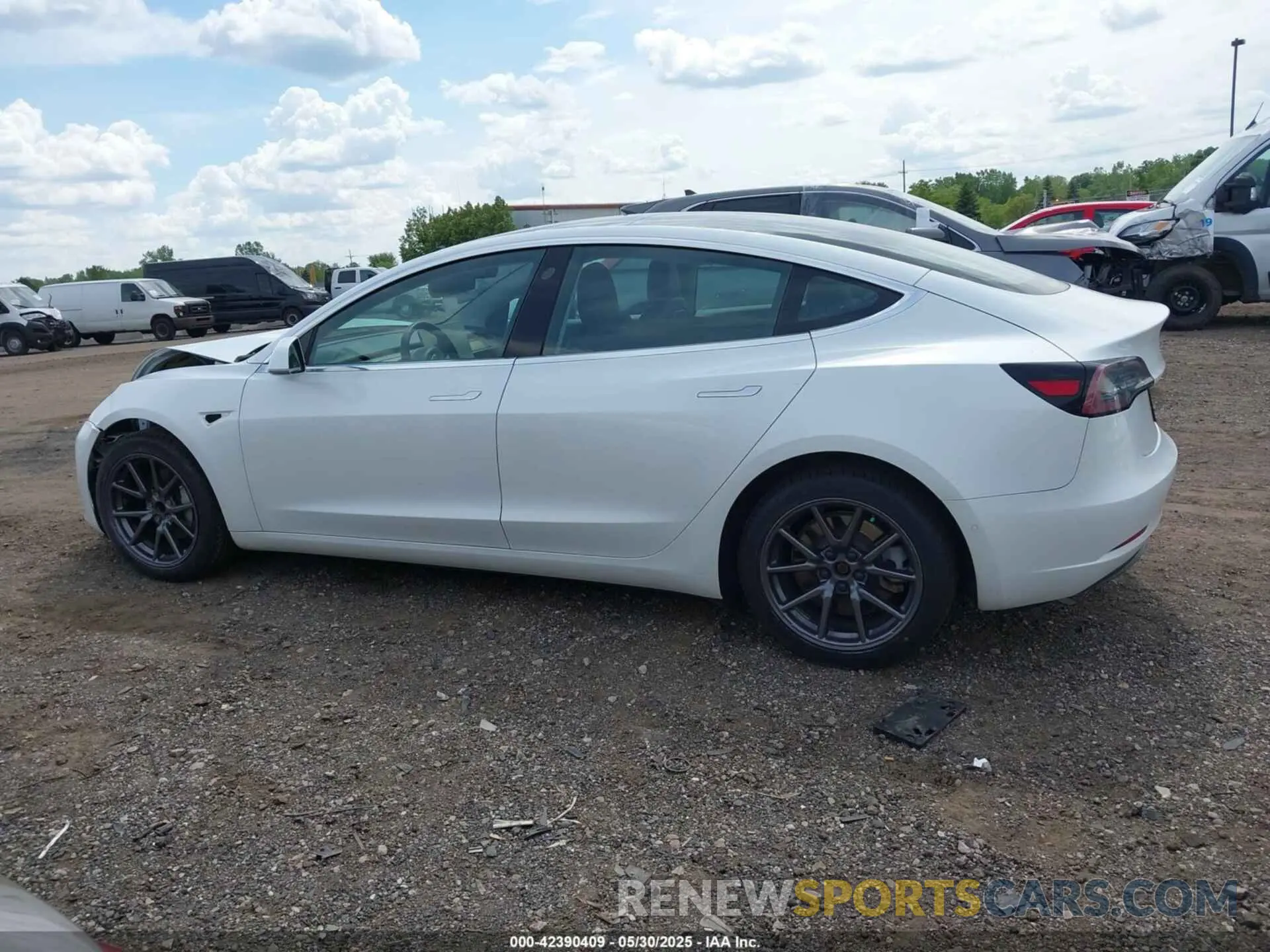 14 fotografías del automóvil dañado 5YJ3E1EA3LF794276 TESLA MODEL 3 2020