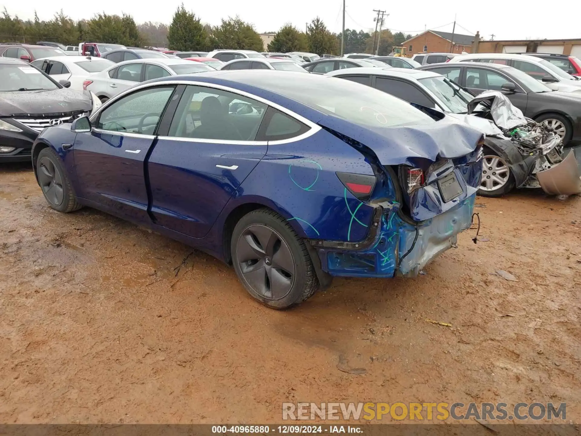 3 fotografías del automóvil dañado 5YJ3E1EA3LF796898 TESLA MODEL 3 2020