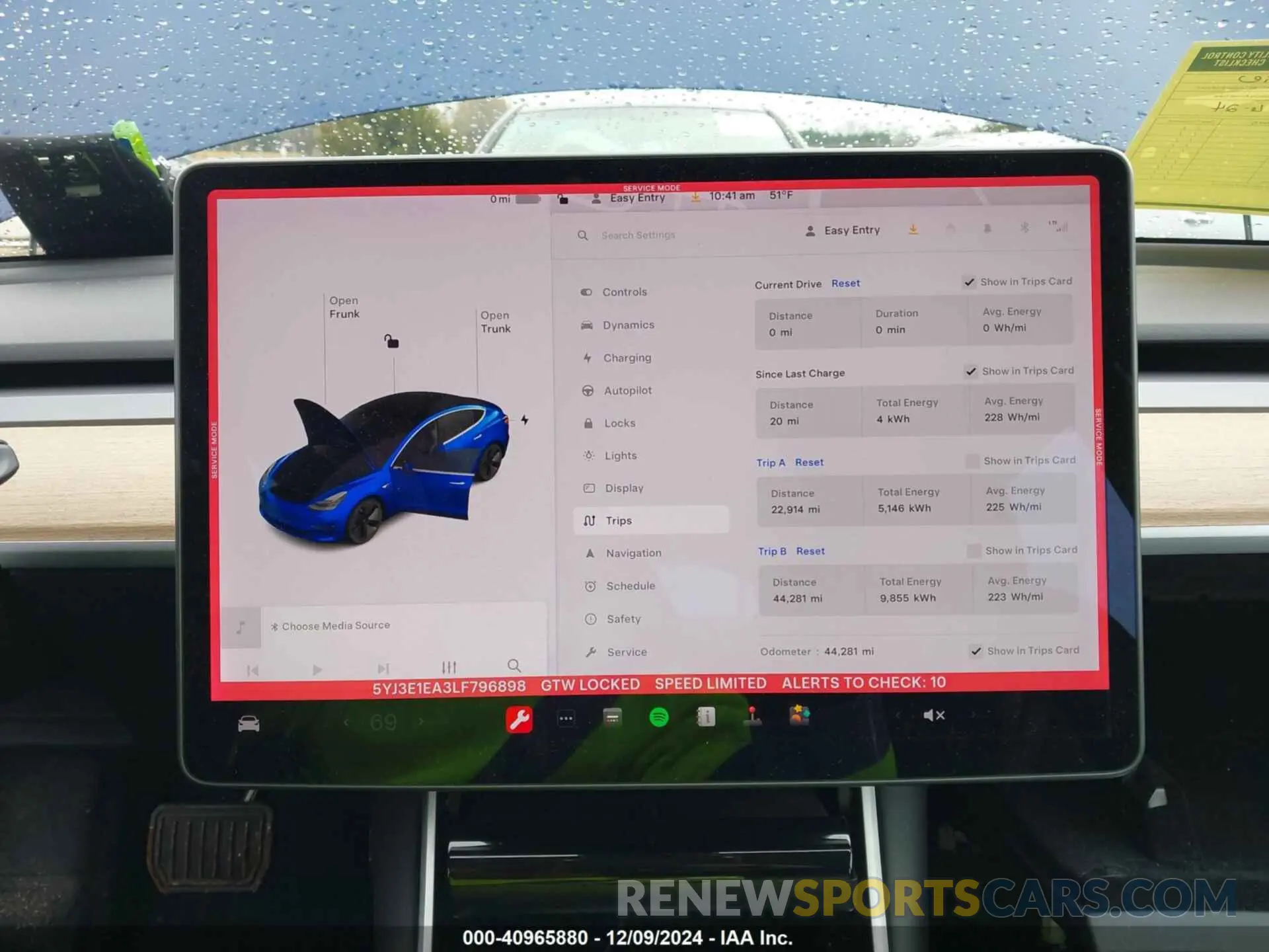 7 fotografías del automóvil dañado 5YJ3E1EA3LF796898 TESLA MODEL 3 2020