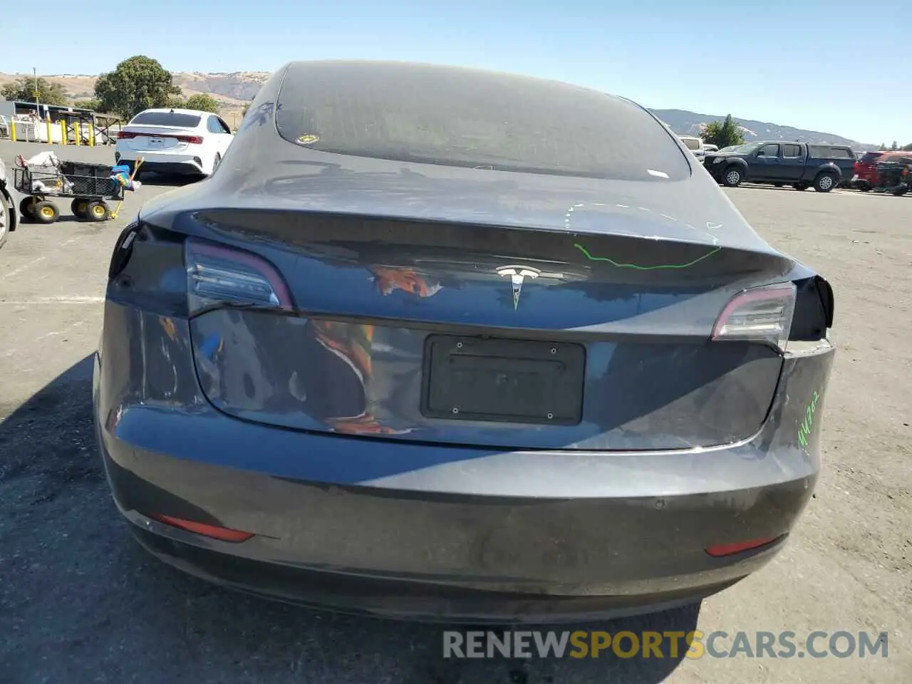 6 fotografías del automóvil dañado 5YJ3E1EA3LF798988 TESLA MODEL 3 2020