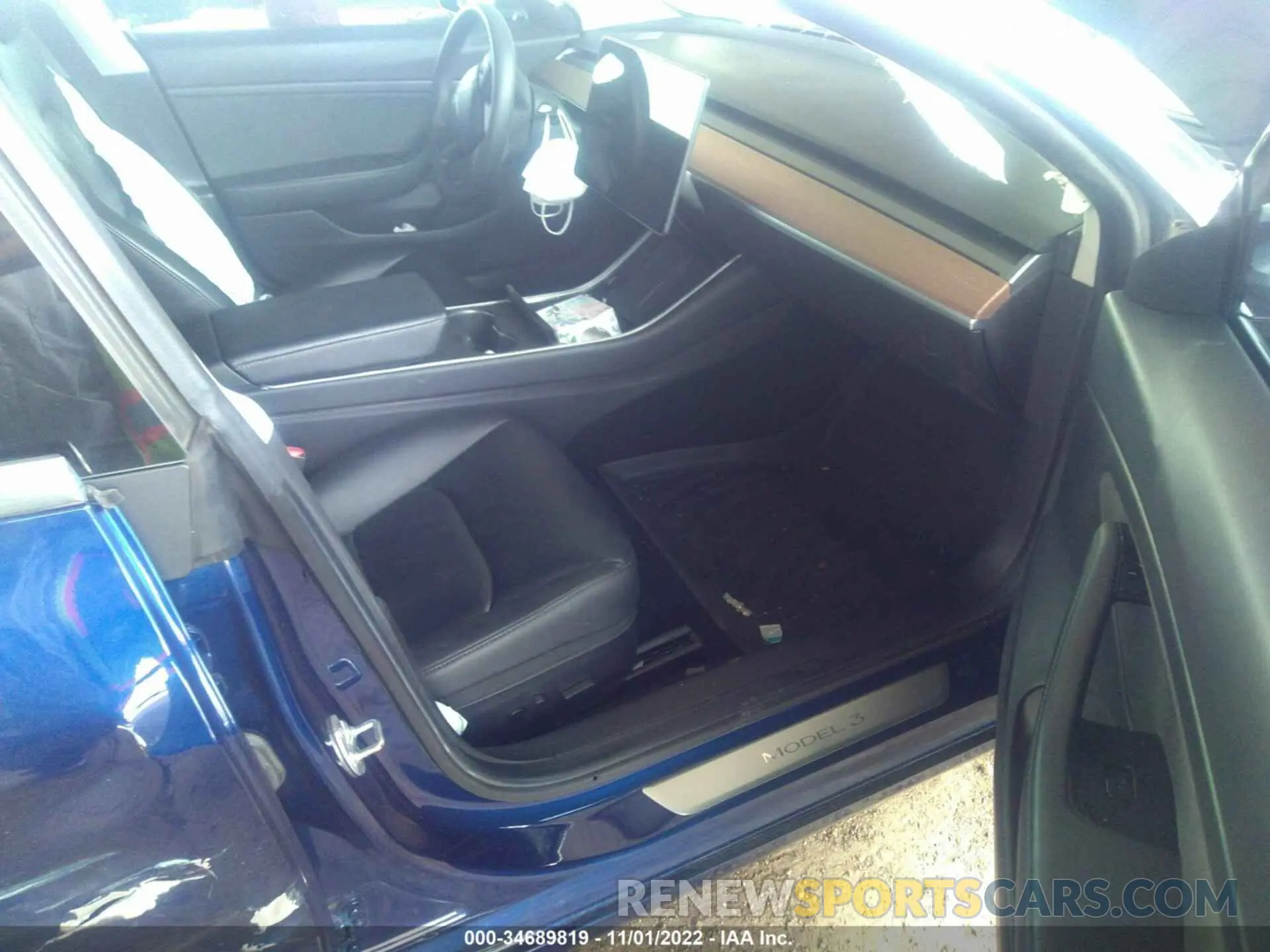 5 fotografías del automóvil dañado 5YJ3E1EA3LF803722 TESLA MODEL 3 2020