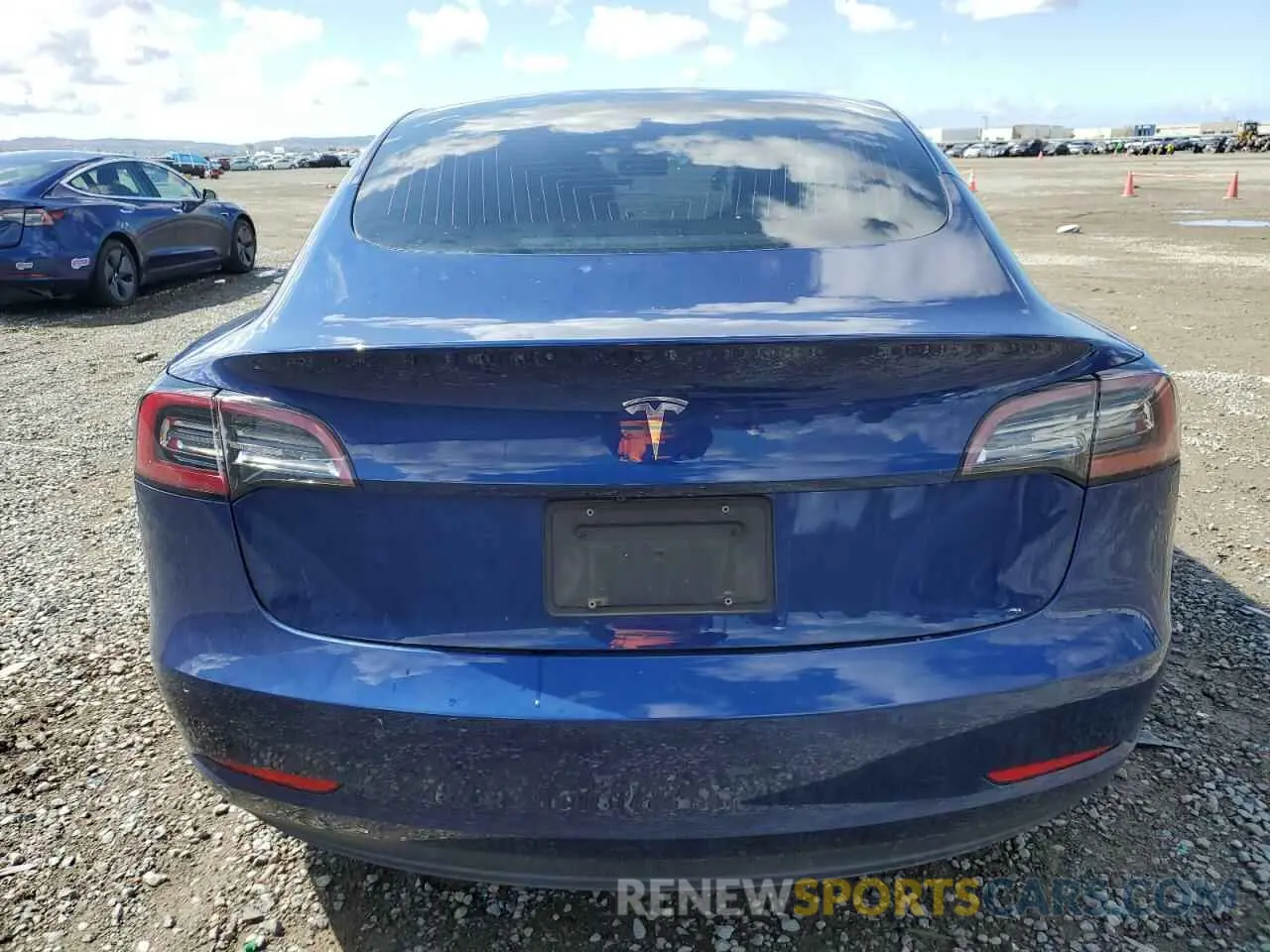 6 fotografías del automóvil dañado 5YJ3E1EA3LF806281 TESLA MODEL 3 2020