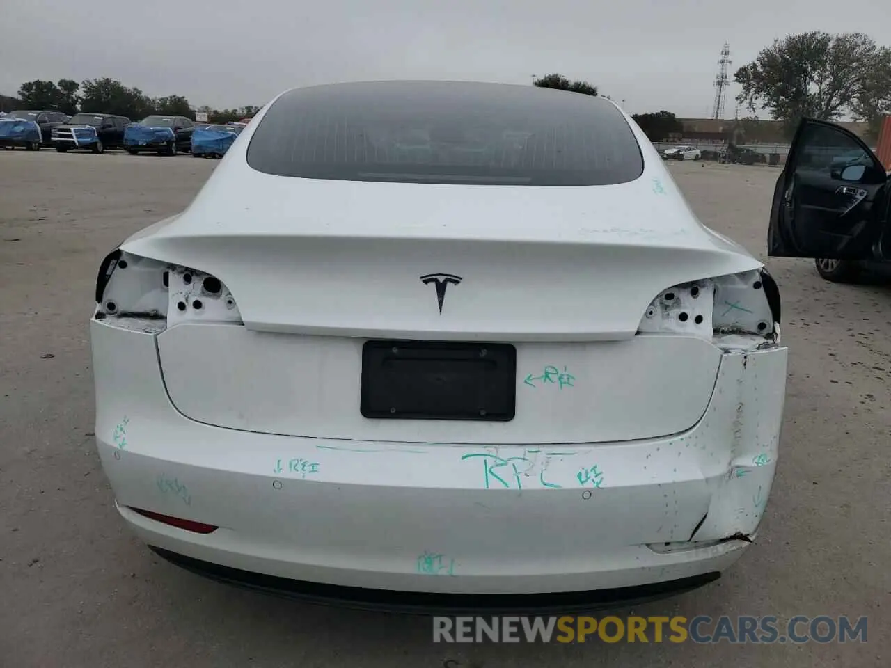 6 fotografías del automóvil dañado 5YJ3E1EA4LF504790 TESLA MODEL 3 2020