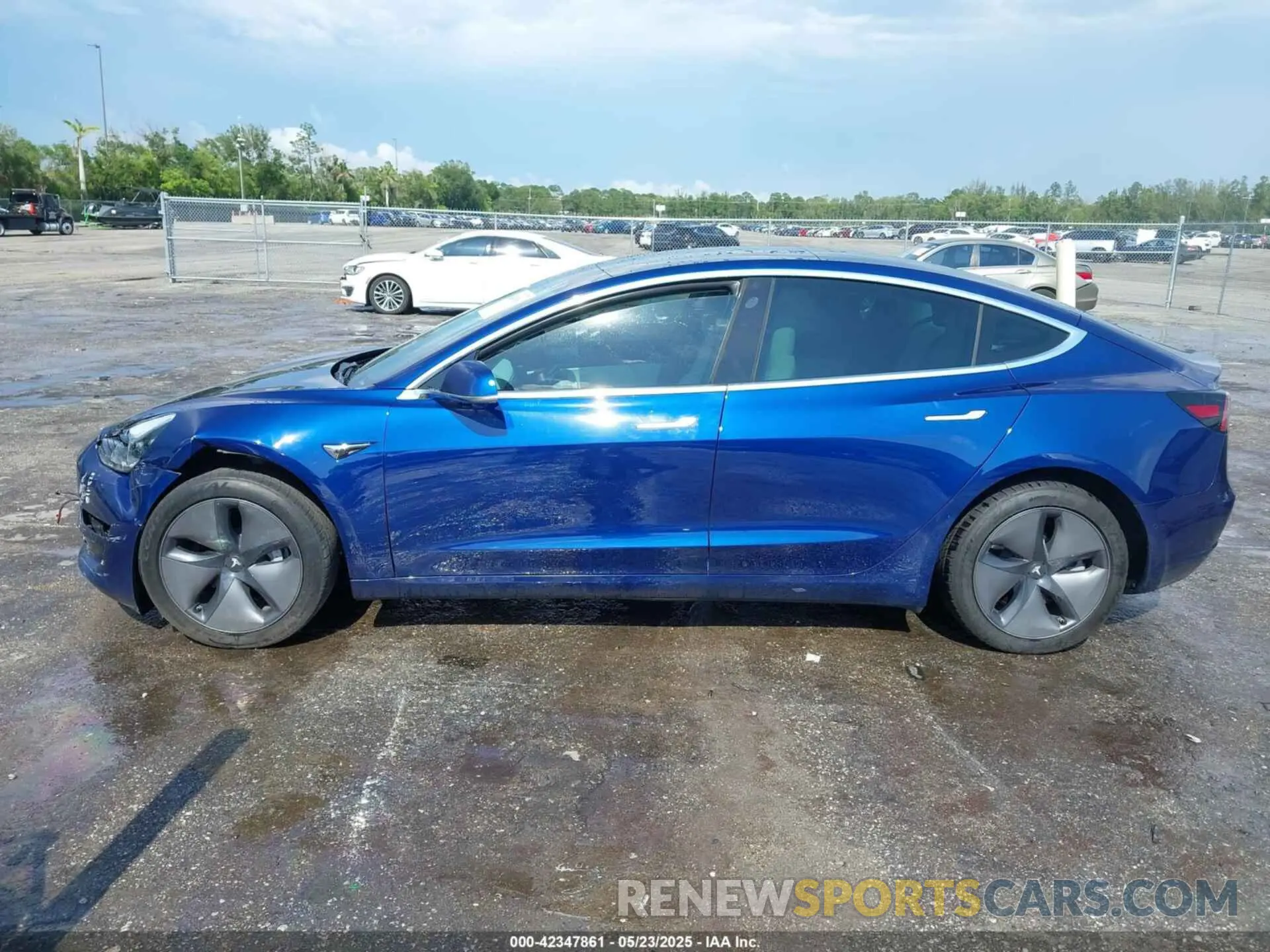 14 fotografías del automóvil dañado 5YJ3E1EA4LF591056 TESLA MODEL 3 2020
