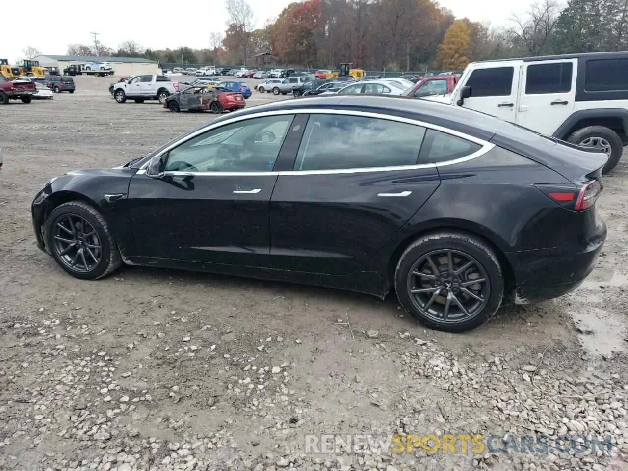 2 fotografías del automóvil dañado 5YJ3E1EA4LF606476 TESLA MODEL 3 2020