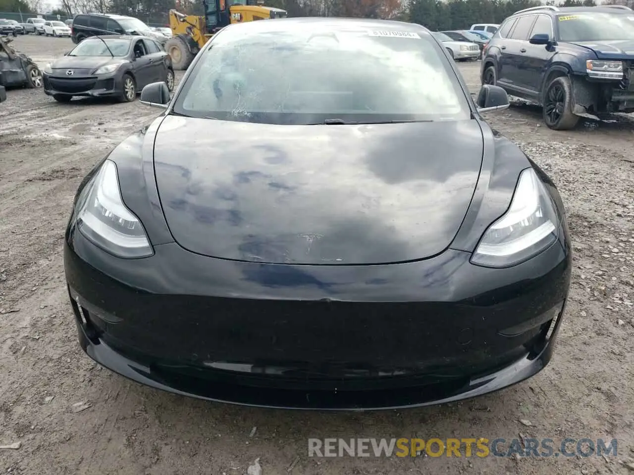 5 fotografías del automóvil dañado 5YJ3E1EA4LF606476 TESLA MODEL 3 2020