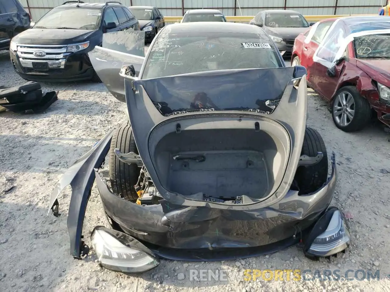 9 fotografías del automóvil dañado 5YJ3E1EA4LF611502 TESLA MODEL 3 2020