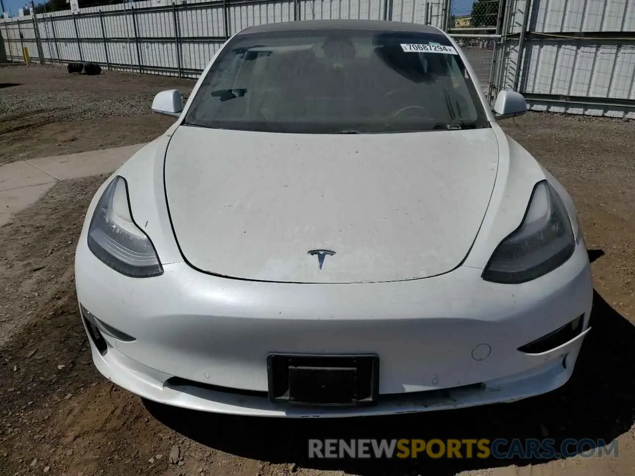 5 fotografías del automóvil dañado 5YJ3E1EA4LF614741 TESLA MODEL 3 2020