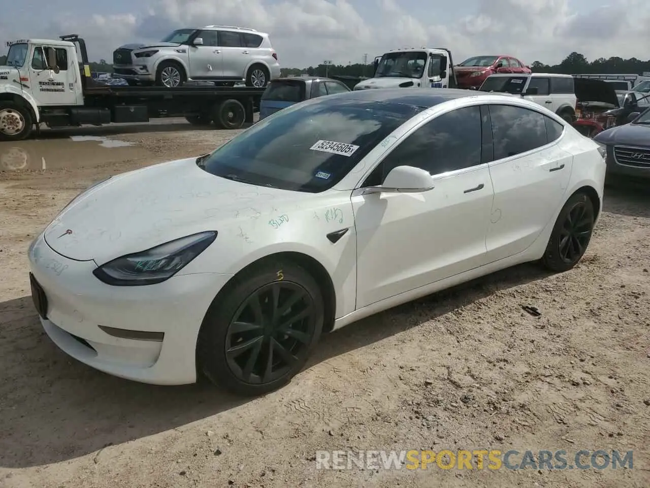 1 fotografías del automóvil dañado 5YJ3E1EA4LF634049 TESLA MODEL 3 2020