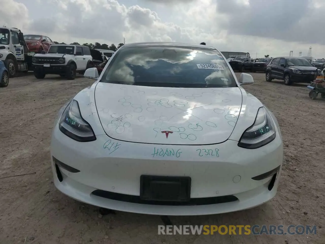 5 fotografías del automóvil dañado 5YJ3E1EA4LF634049 TESLA MODEL 3 2020