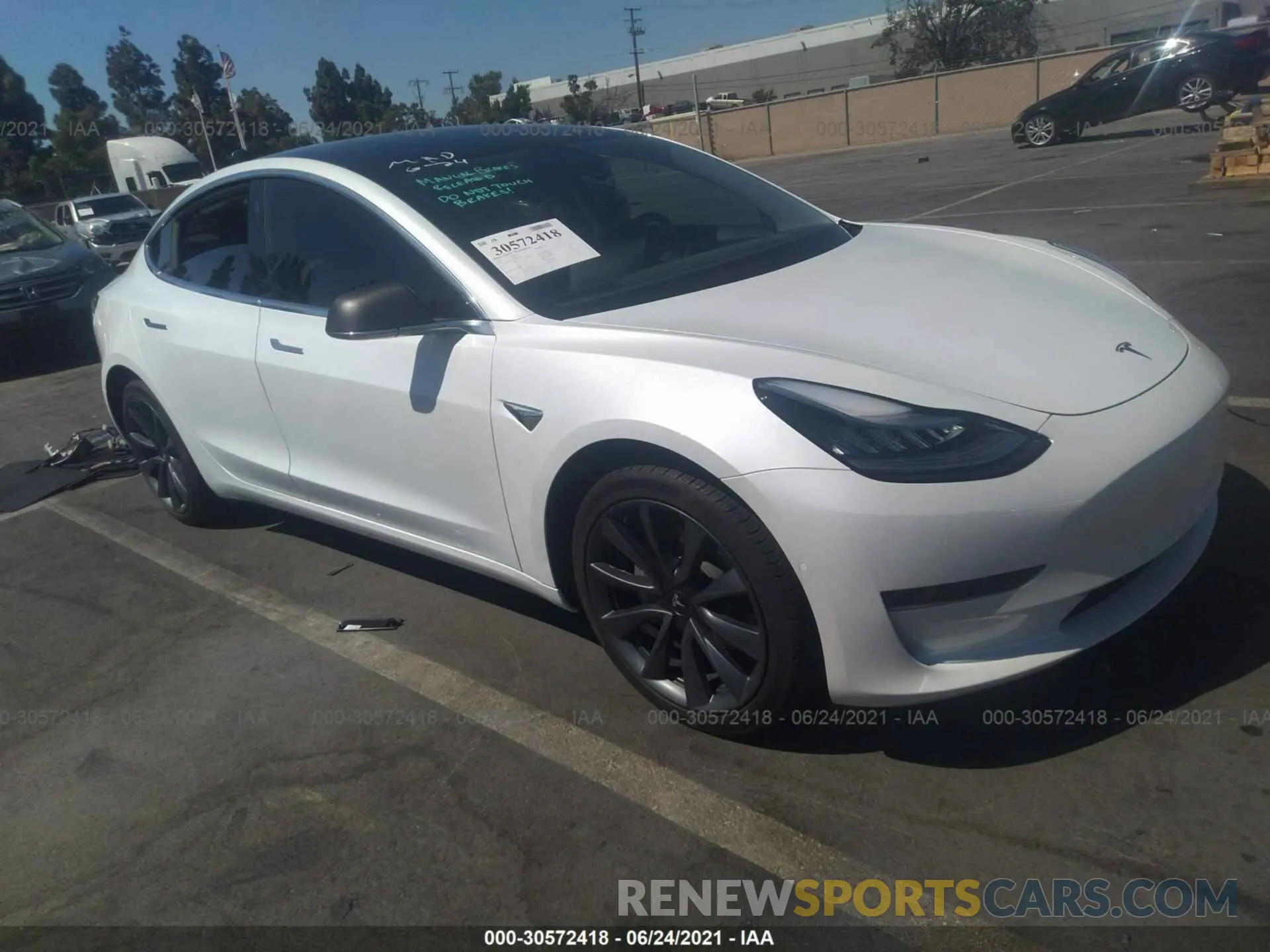 1 fotografías del automóvil dañado 5YJ3E1EA4LF642622 TESLA MODEL 3 2020