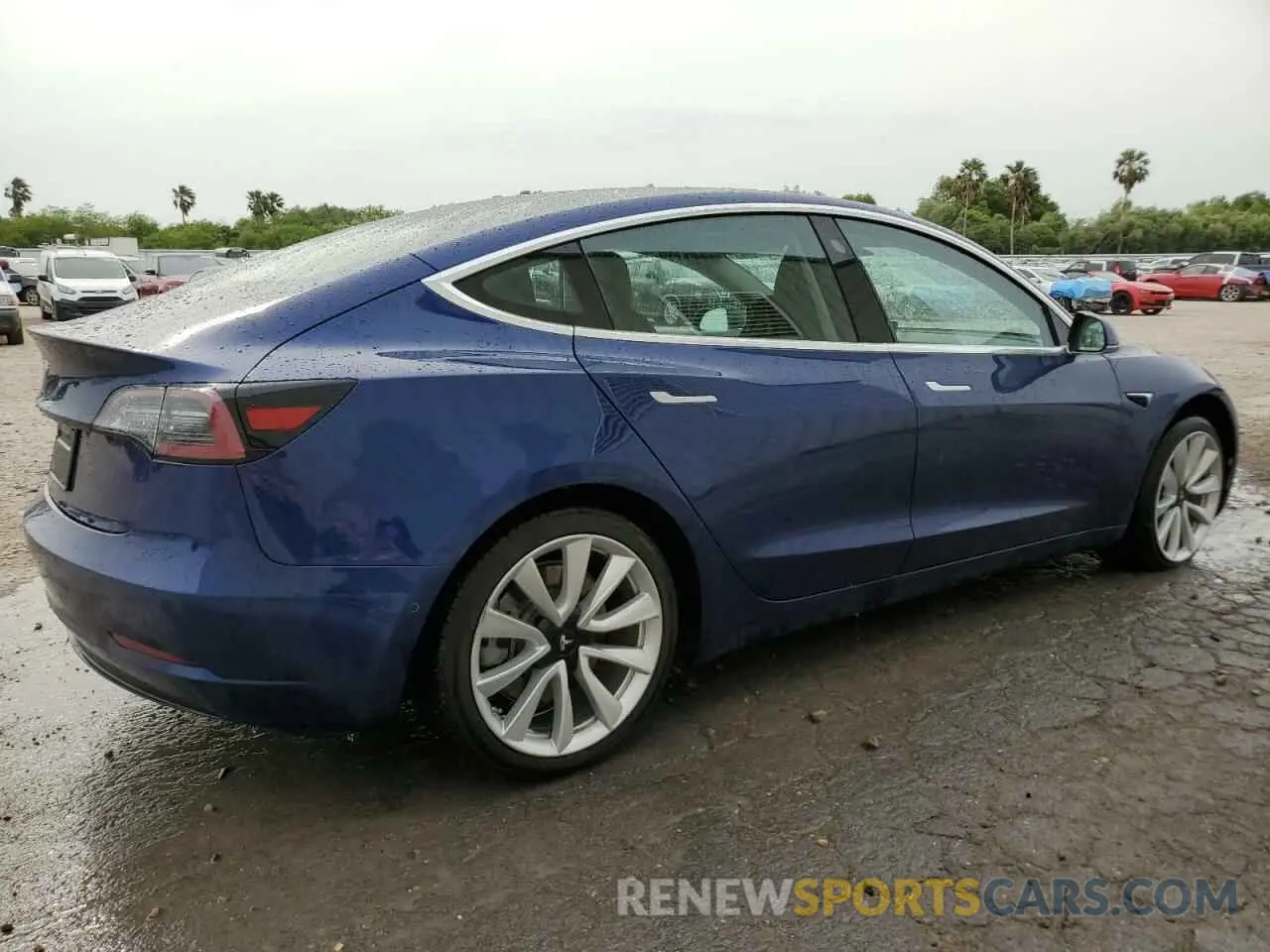 3 fotografías del automóvil dañado 5YJ3E1EA4LF645858 TESLA MODEL 3 2020