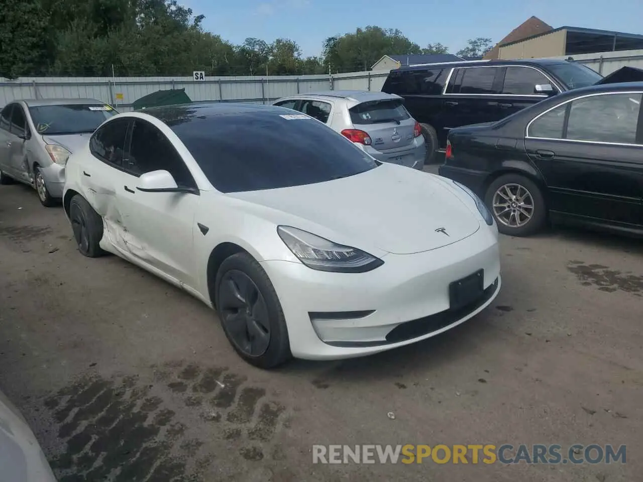 4 fotografías del automóvil dañado 5YJ3E1EA4LF660277 TESLA MODEL 3 2020