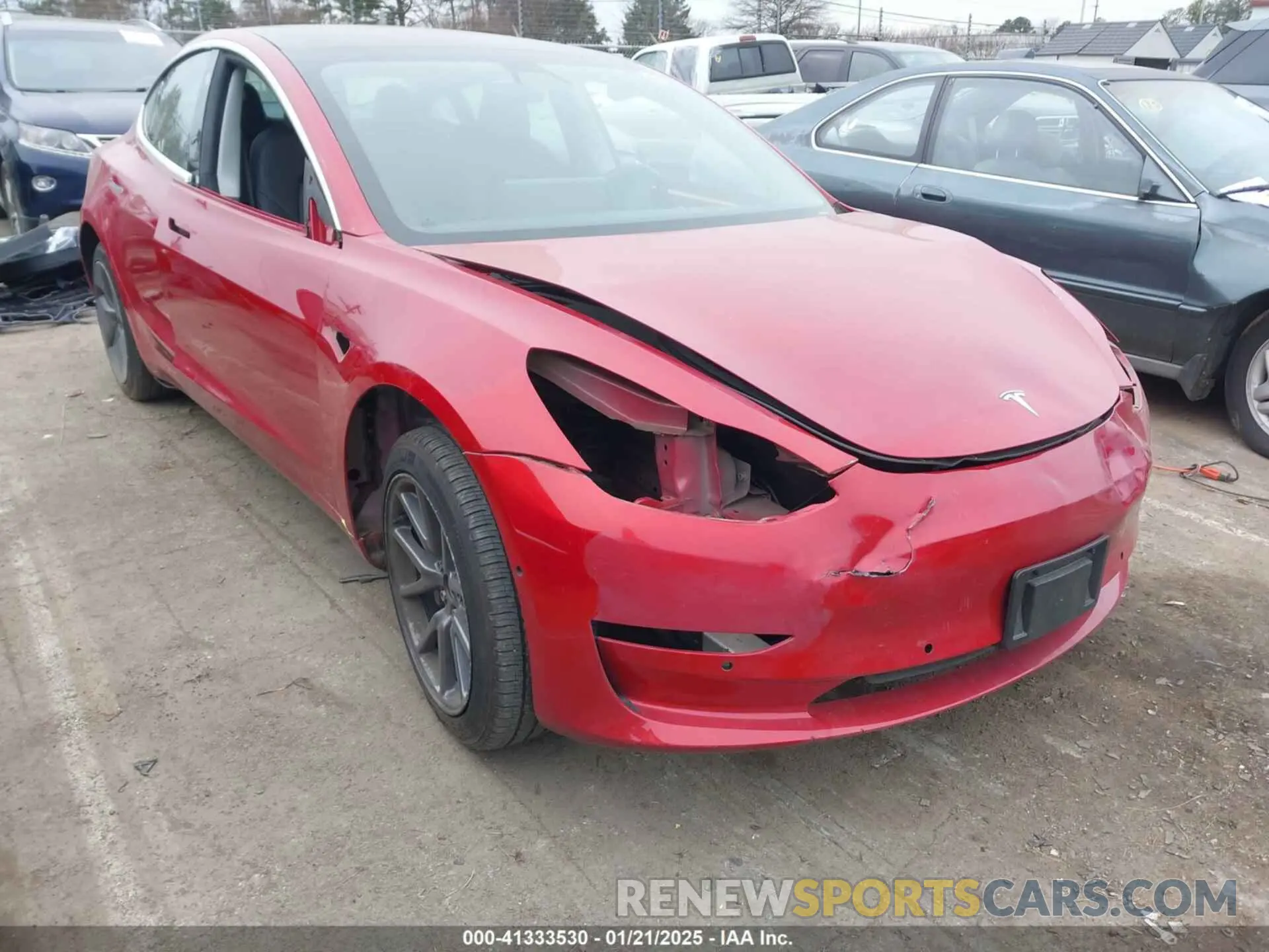 1 fotografías del automóvil dañado 5YJ3E1EA4LF703614 TESLA MODEL 3 2020