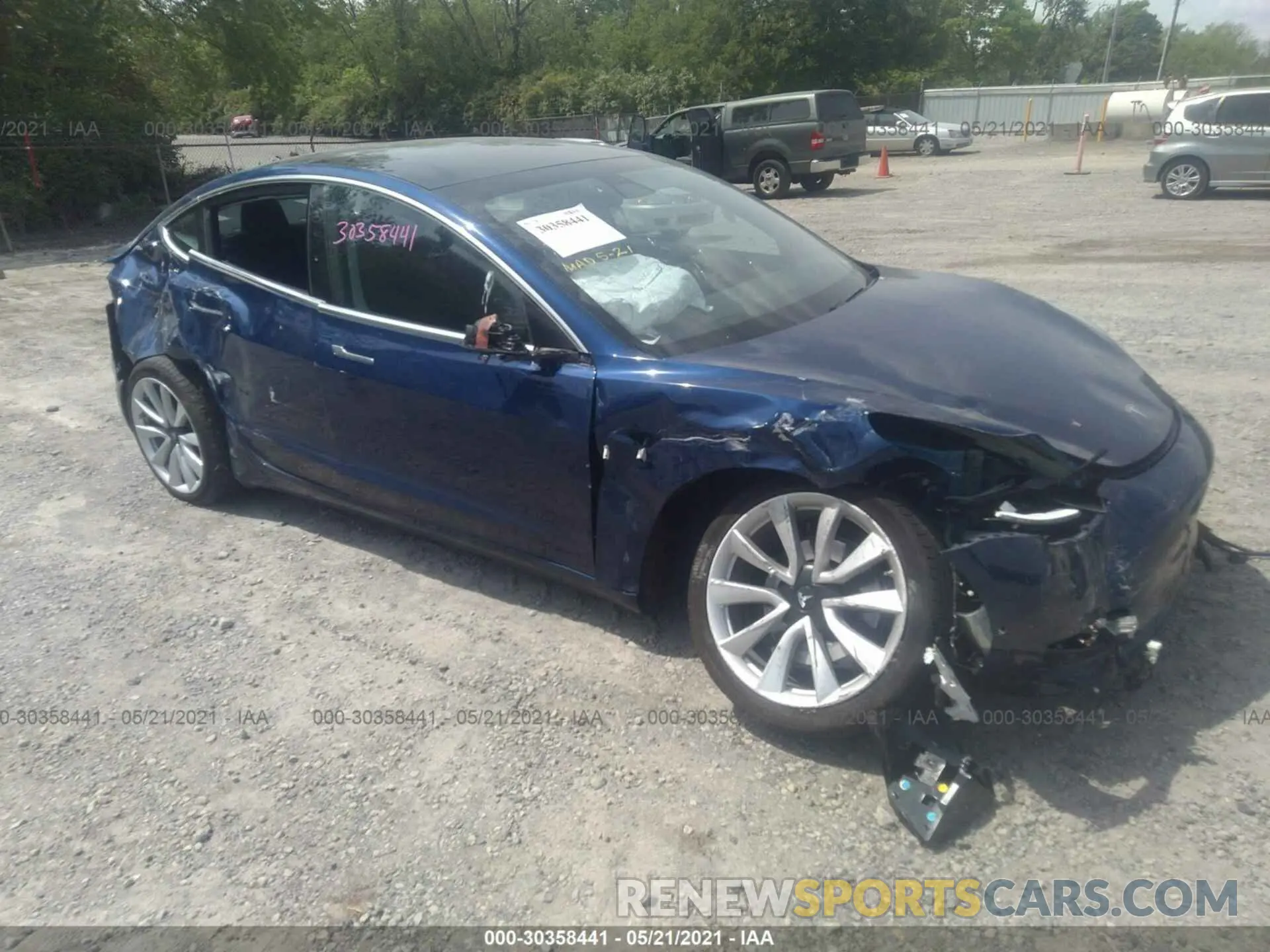 1 fotografías del automóvil dañado 5YJ3E1EA4LF708912 TESLA MODEL 3 2020