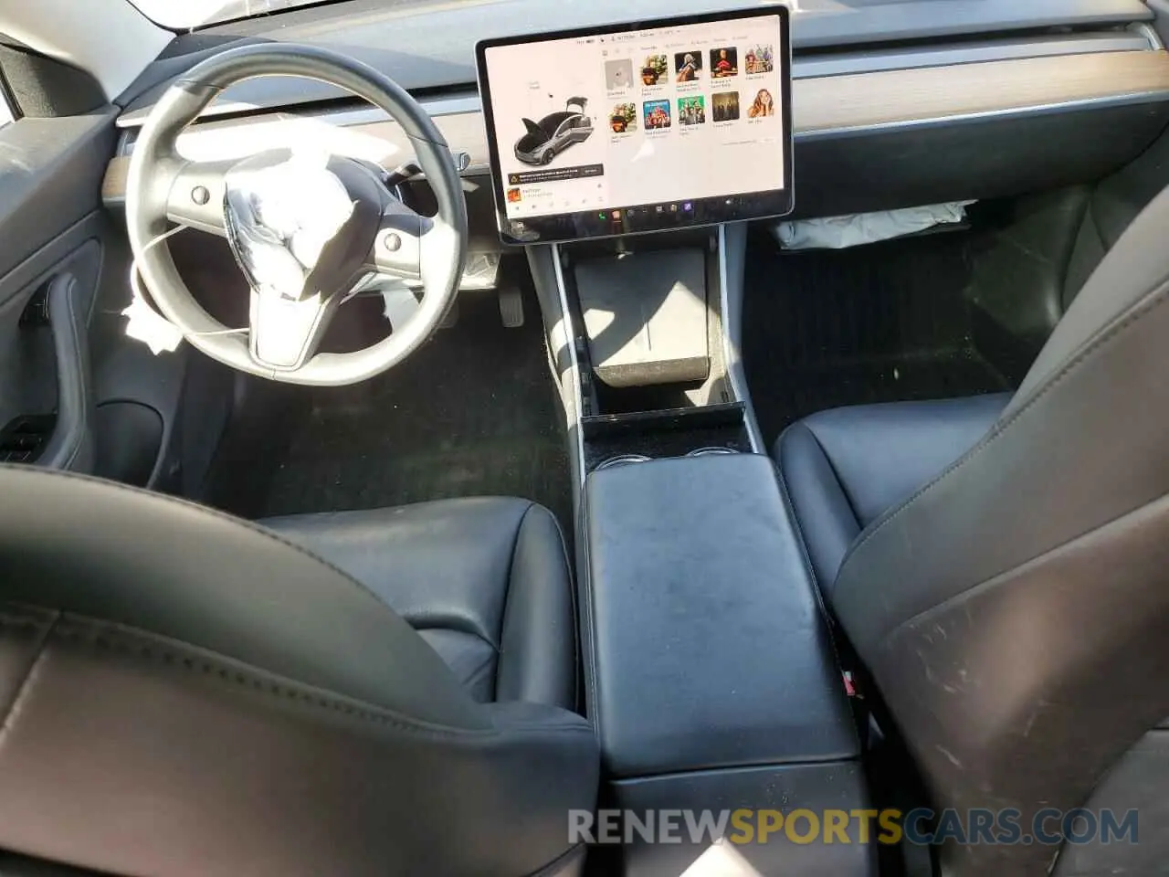 8 fotografías del automóvil dañado 5YJ3E1EA4LF743434 TESLA MODEL 3 2020
