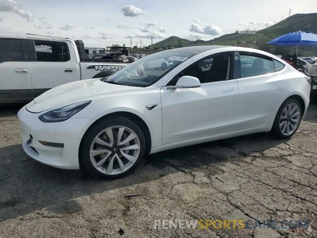 1 fotografías del automóvil dañado 5YJ3E1EA4LF745877 TESLA MODEL 3 2020