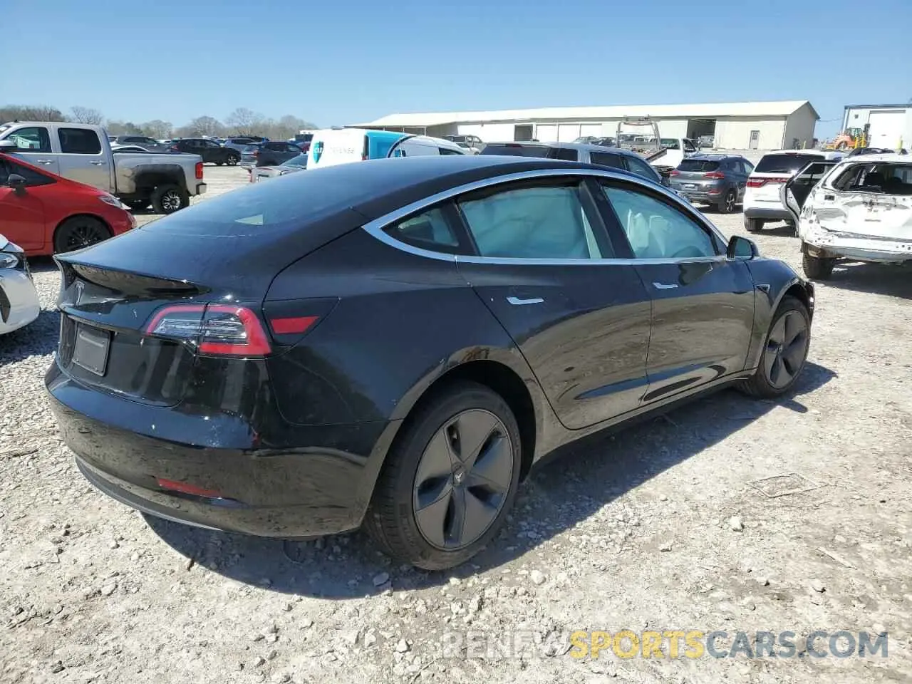 3 fotografías del automóvil dañado 5YJ3E1EA4LF784677 TESLA MODEL 3 2020