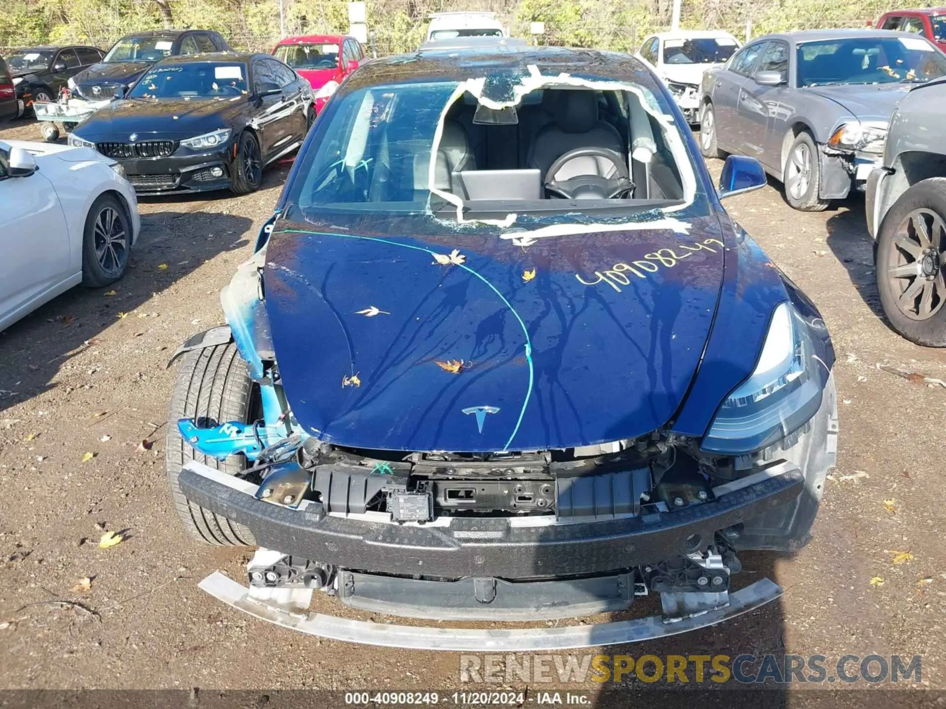 13 fotografías del automóvil dañado 5YJ3E1EA4LF796943 TESLA MODEL 3 2020