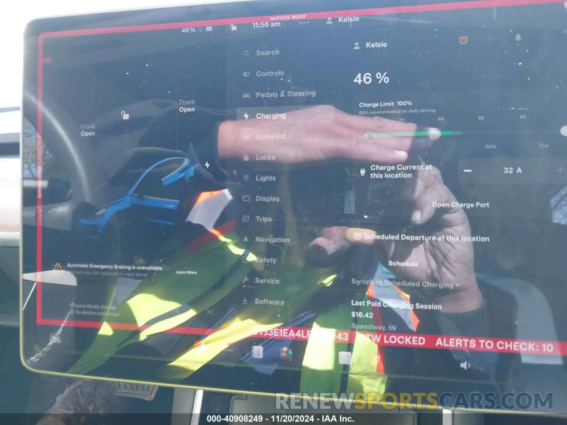 18 fotografías del automóvil dañado 5YJ3E1EA4LF796943 TESLA MODEL 3 2020