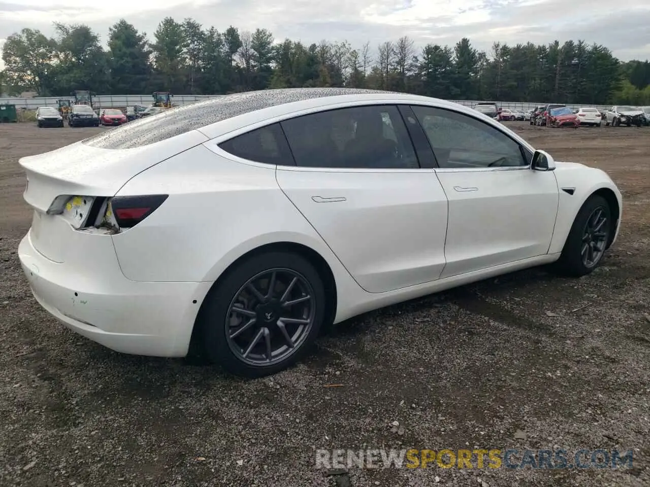 3 fotografías del automóvil dañado 5YJ3E1EA4LF797221 TESLA MODEL 3 2020