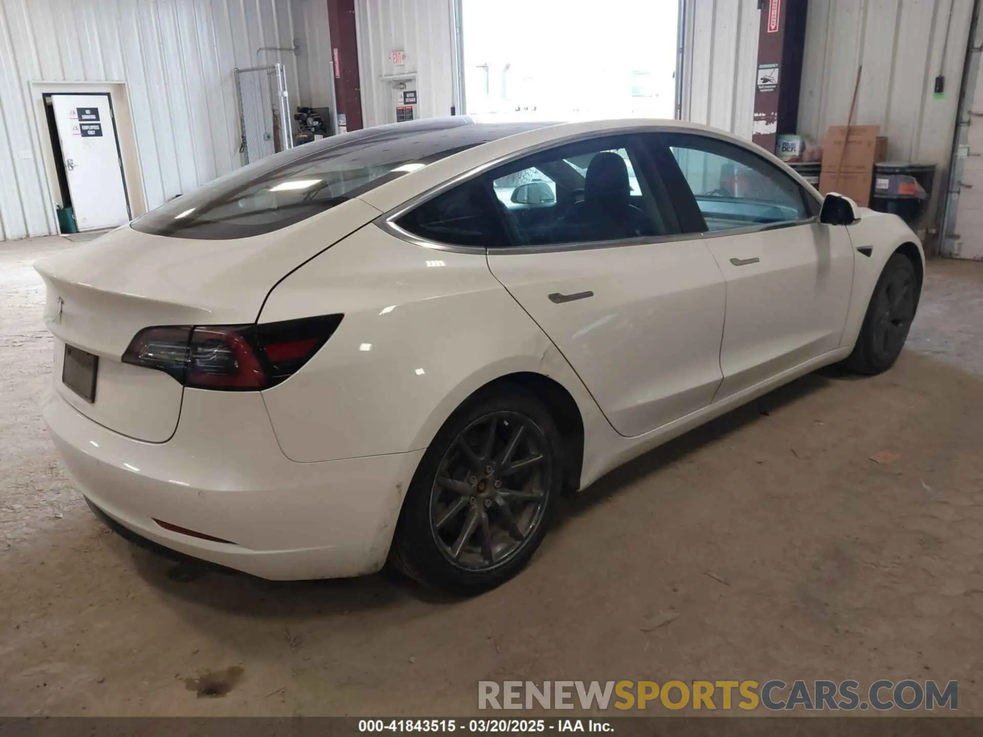 4 fotografías del automóvil dañado 5YJ3E1EA4LF802207 TESLA MODEL 3 2020