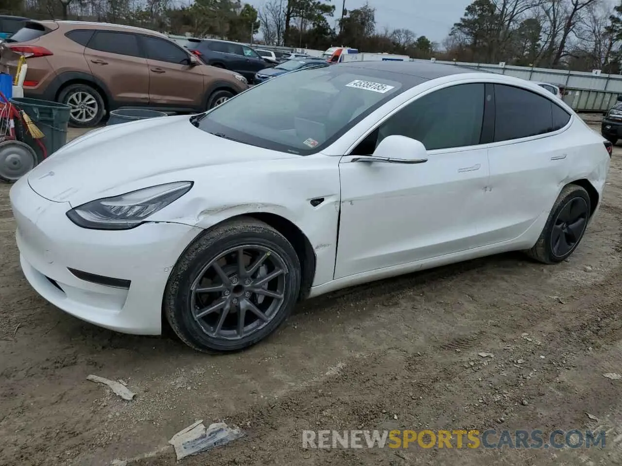 1 fotografías del automóvil dañado 5YJ3E1EA4LF805236 TESLA MODEL 3 2020