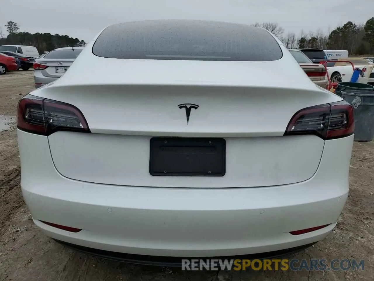 6 fotografías del automóvil dañado 5YJ3E1EA4LF805236 TESLA MODEL 3 2020