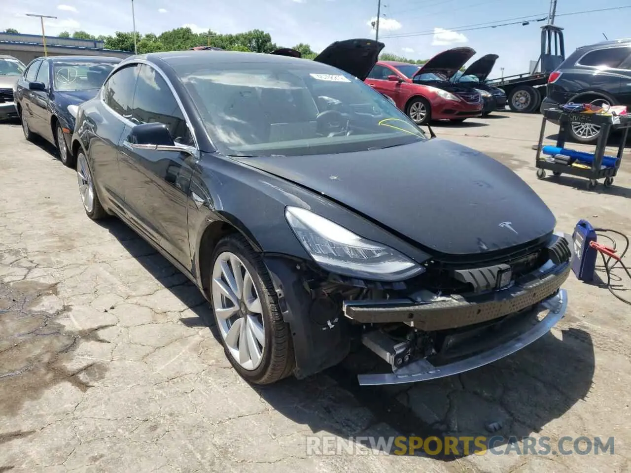 1 fotografías del automóvil dañado 5YJ3E1EA4LF805995 TESLA MODEL 3 2020