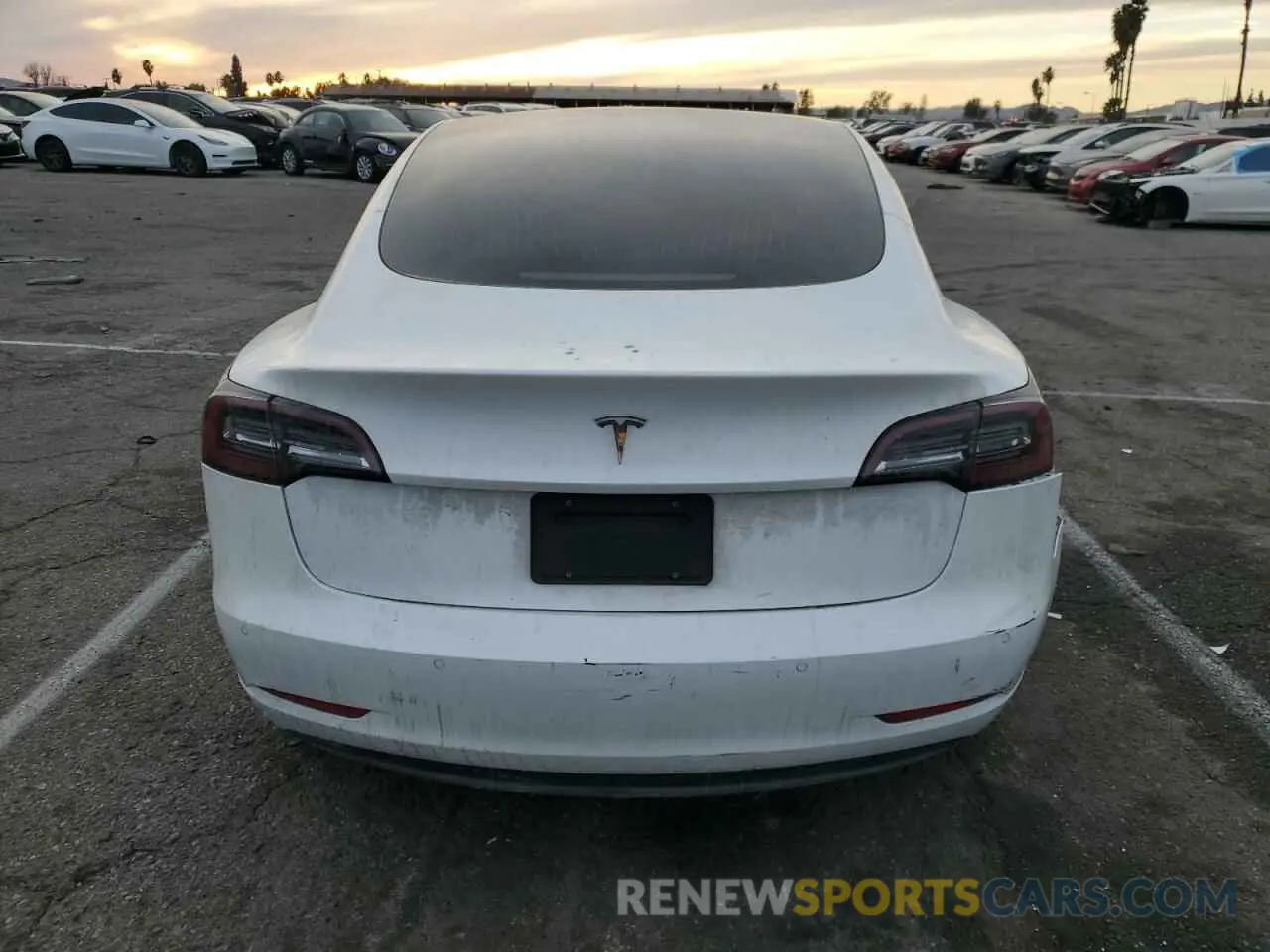 6 fotografías del automóvil dañado 5YJ3E1EA4LF806421 TESLA MODEL 3 2020