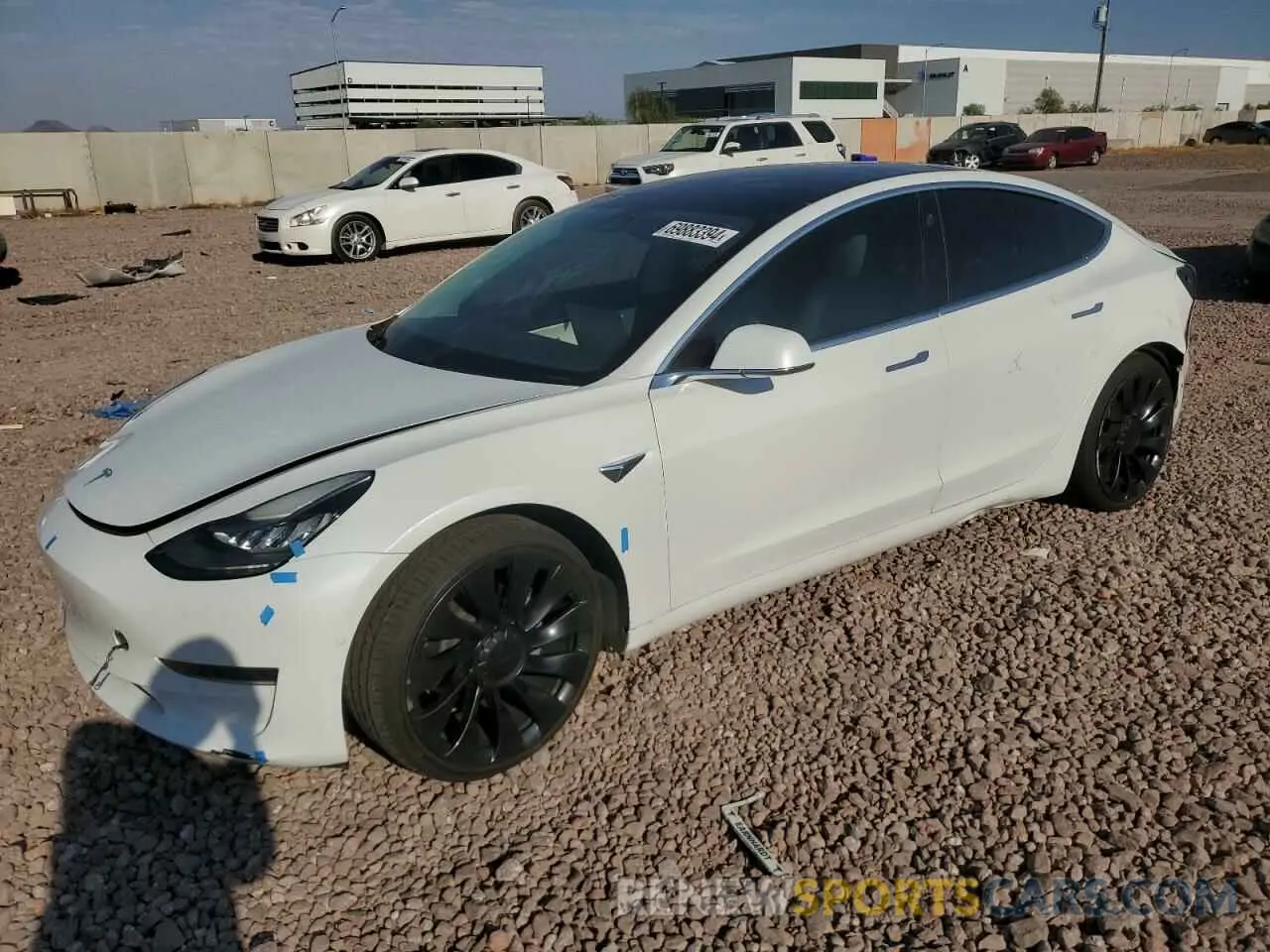 1 fotografías del automóvil dañado 5YJ3E1EA4LF806614 TESLA MODEL 3 2020