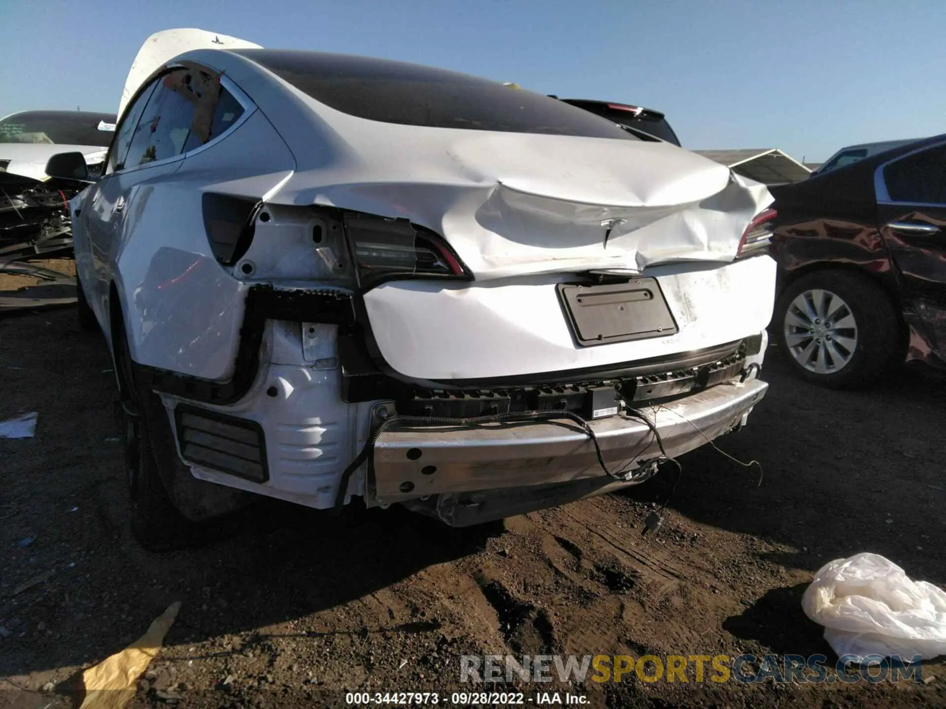 6 fotografías del automóvil dañado 5YJ3E1EA5LF614781 TESLA MODEL 3 2020