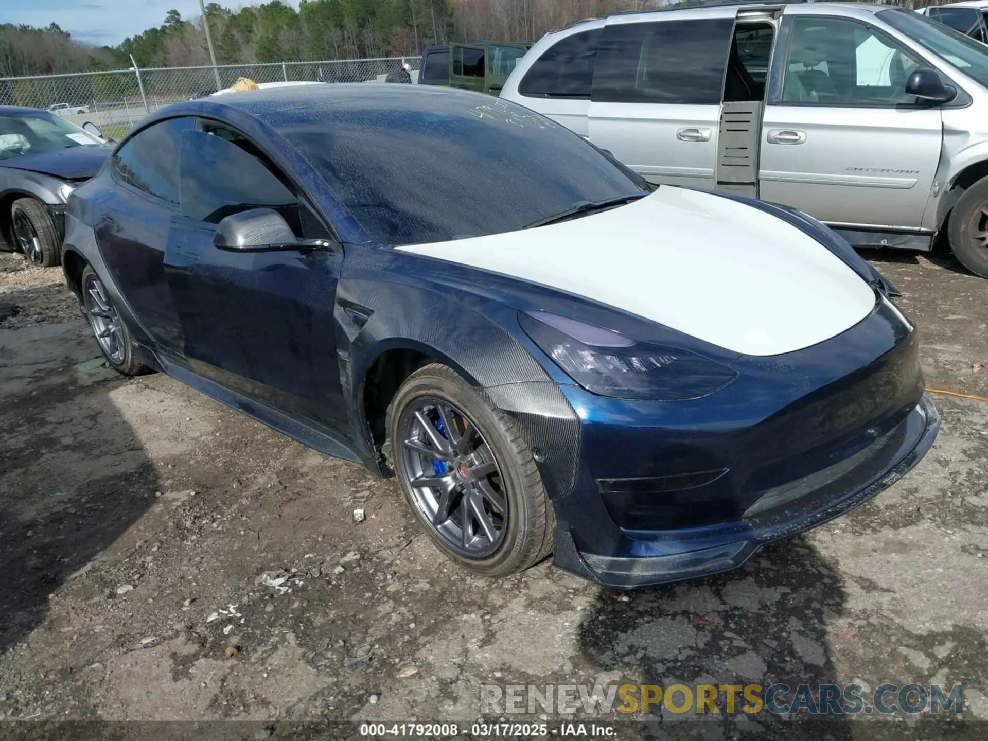 1 fotografías del automóvil dañado 5YJ3E1EA5LF632083 TESLA MODEL 3 2020