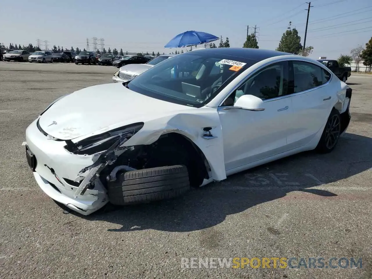 1 fotografías del automóvil dañado 5YJ3E1EA5LF632178 TESLA MODEL 3 2020