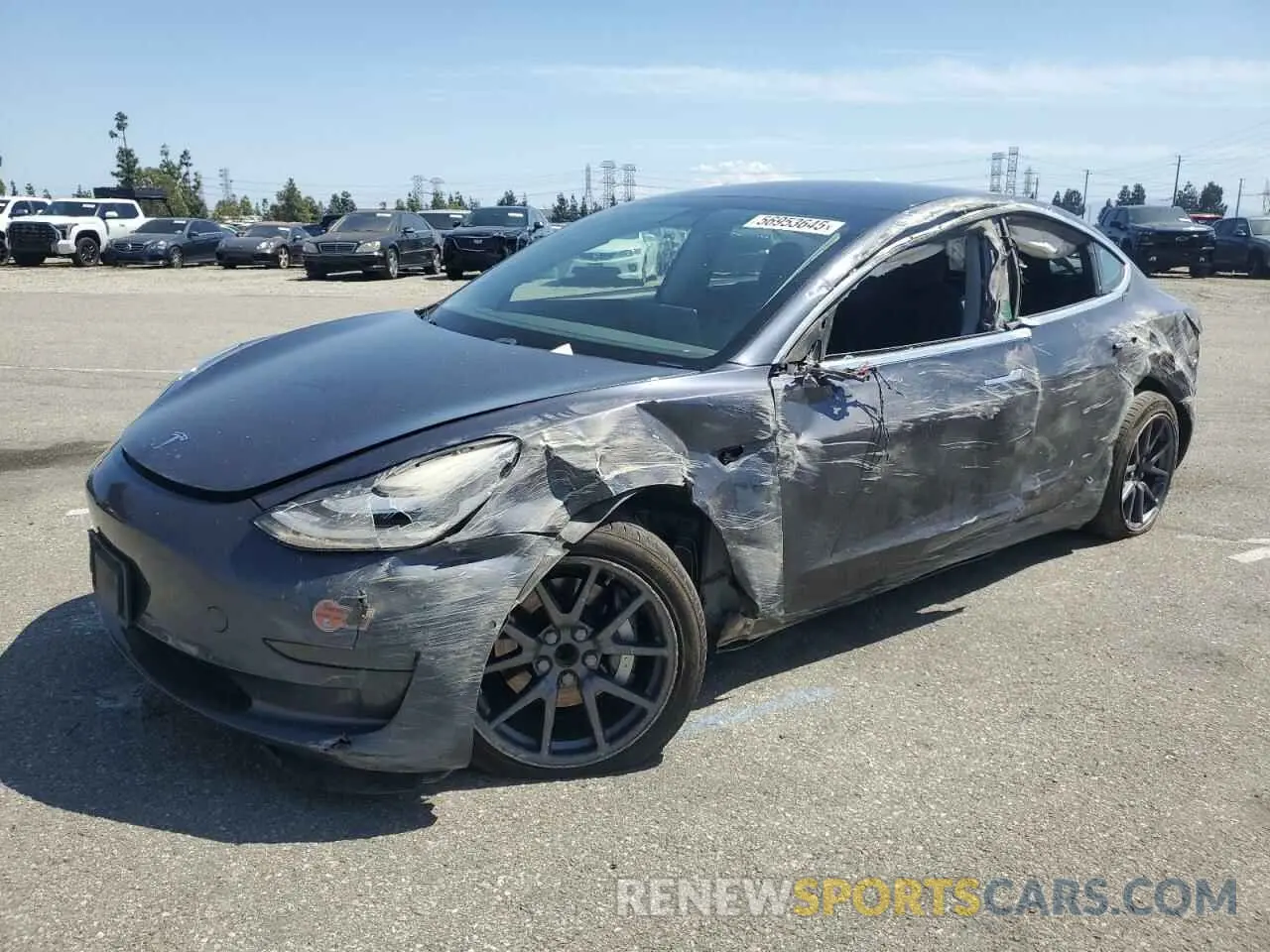1 fotografías del automóvil dañado 5YJ3E1EA5LF644296 TESLA MODEL 3 2020