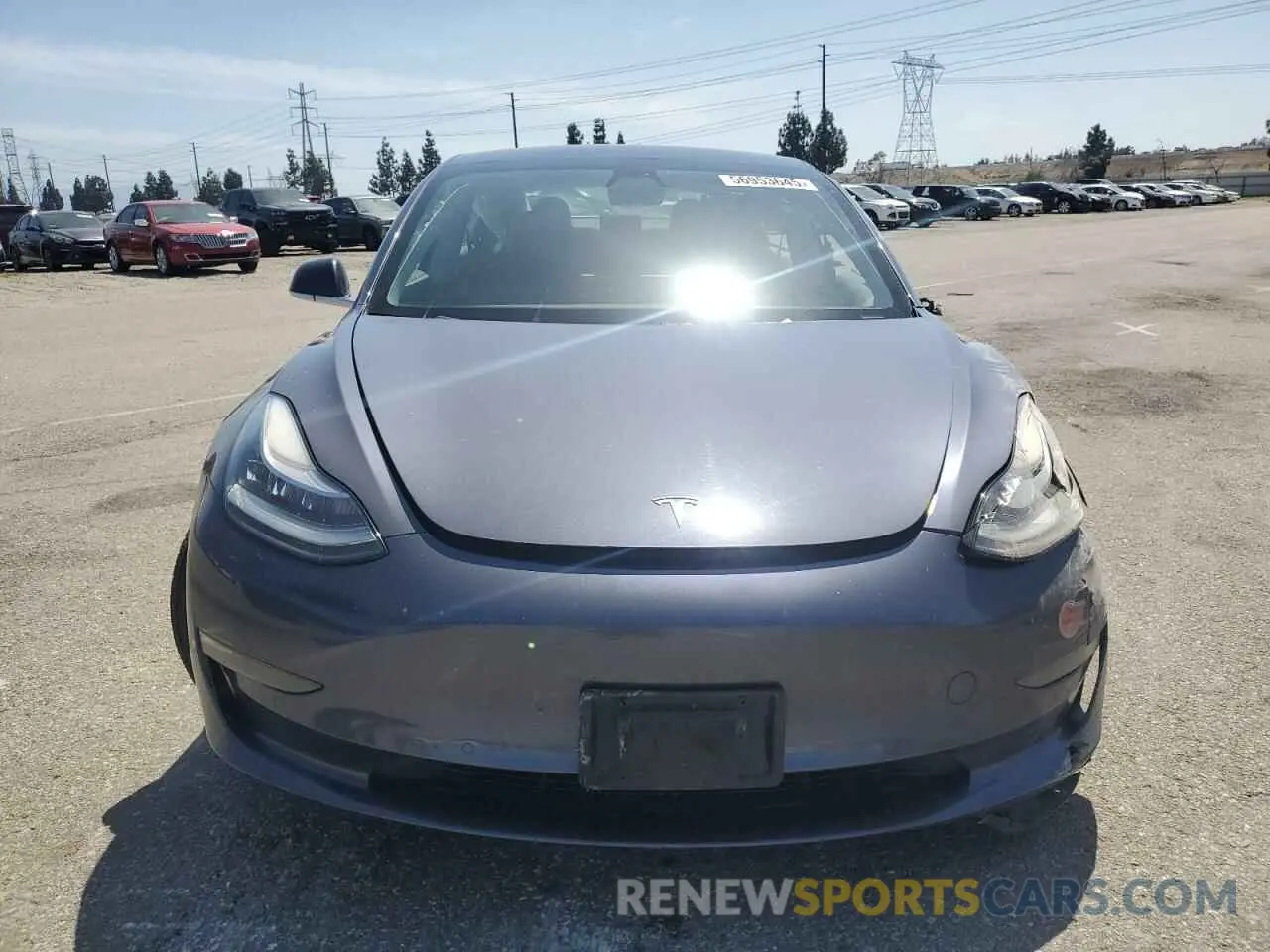 5 fotografías del automóvil dañado 5YJ3E1EA5LF644296 TESLA MODEL 3 2020