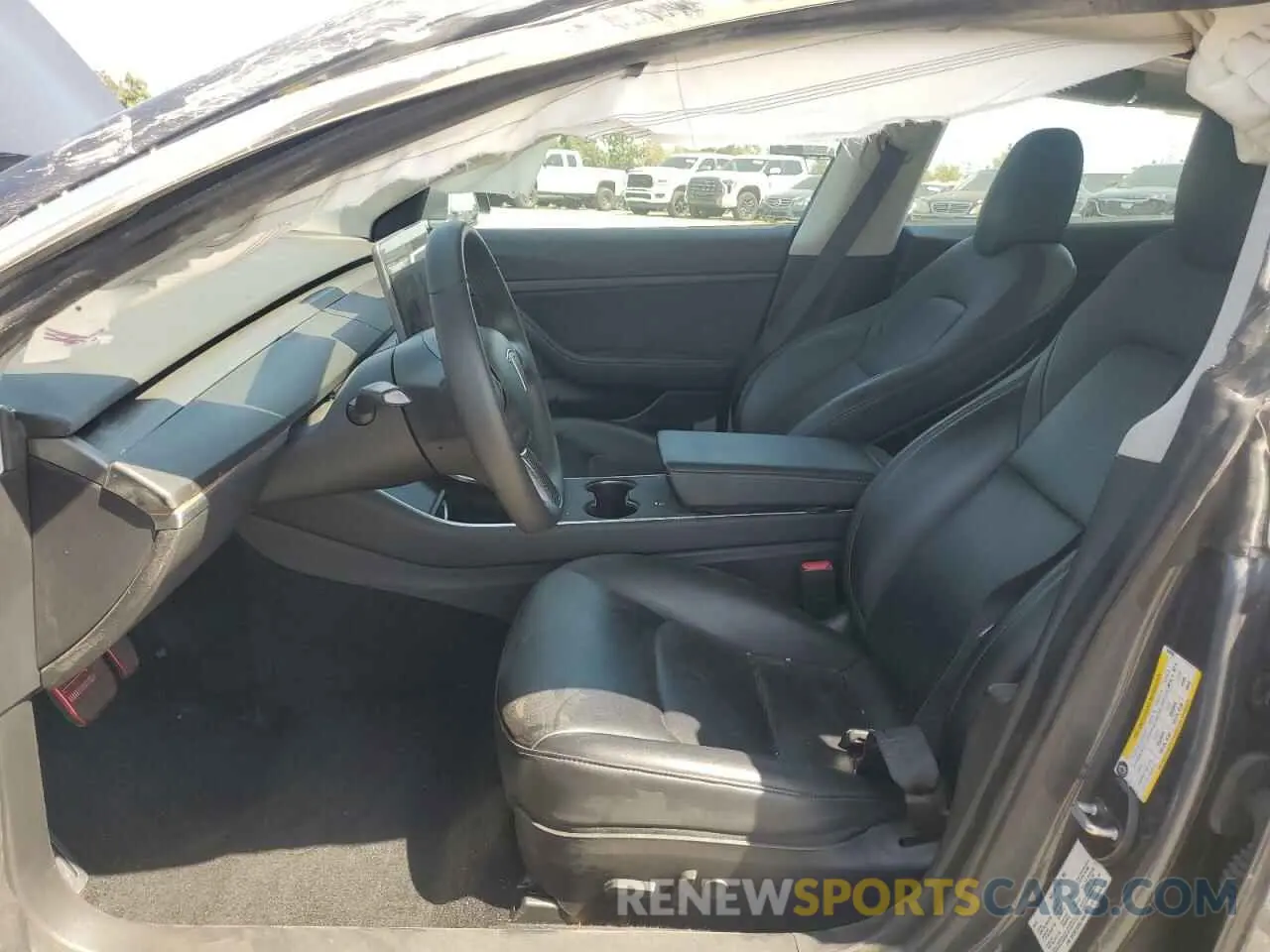 7 fotografías del automóvil dañado 5YJ3E1EA5LF644296 TESLA MODEL 3 2020