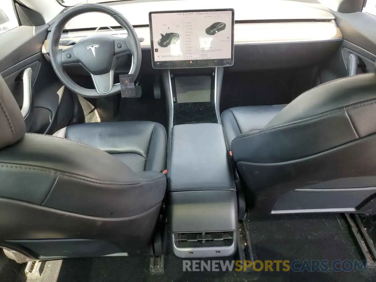 8 fotografías del automóvil dañado 5YJ3E1EA5LF644301 TESLA MODEL 3 2020
