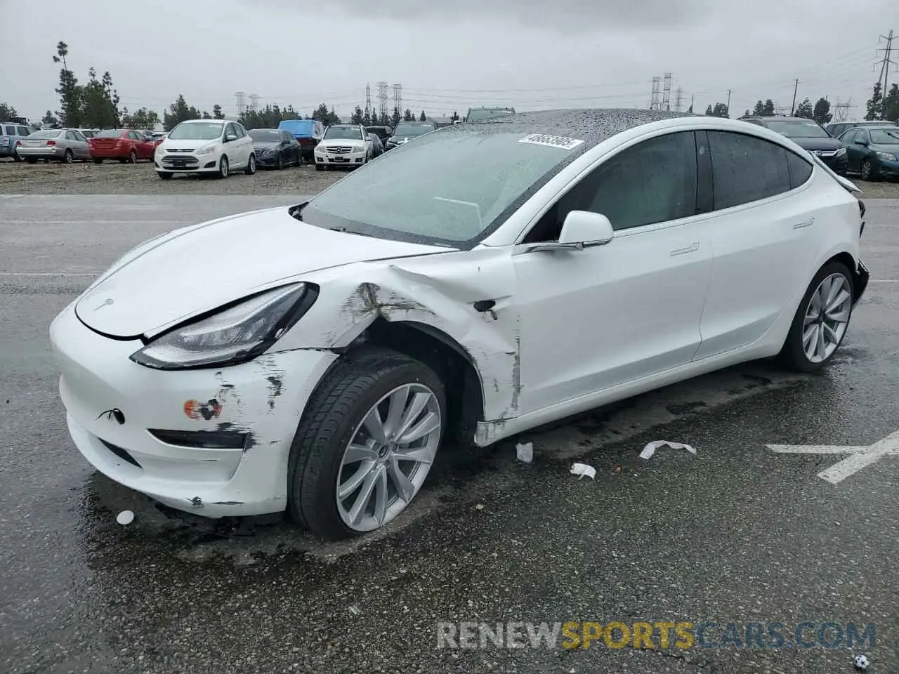 1 fotografías del automóvil dañado 5YJ3E1EA5LF717635 TESLA MODEL 3 2020