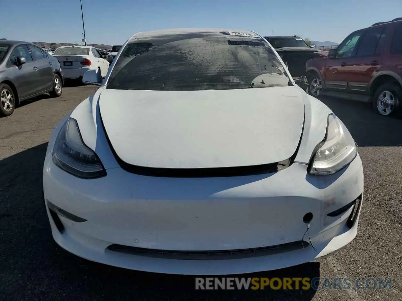 5 fotografías del automóvil dañado 5YJ3E1EA5LF745256 TESLA MODEL 3 2020