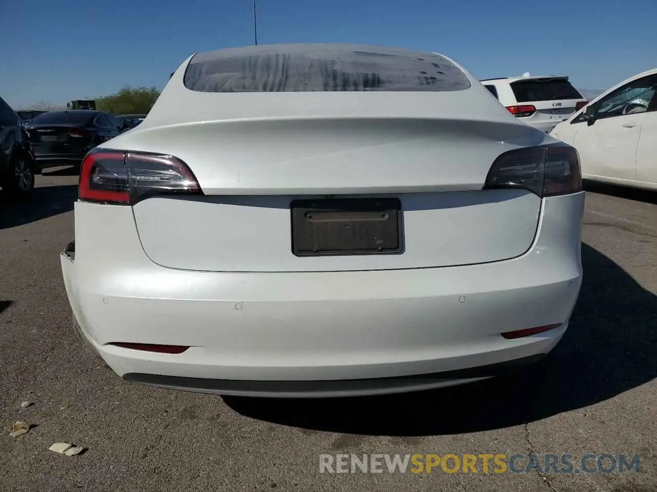 6 fotografías del automóvil dañado 5YJ3E1EA5LF745256 TESLA MODEL 3 2020