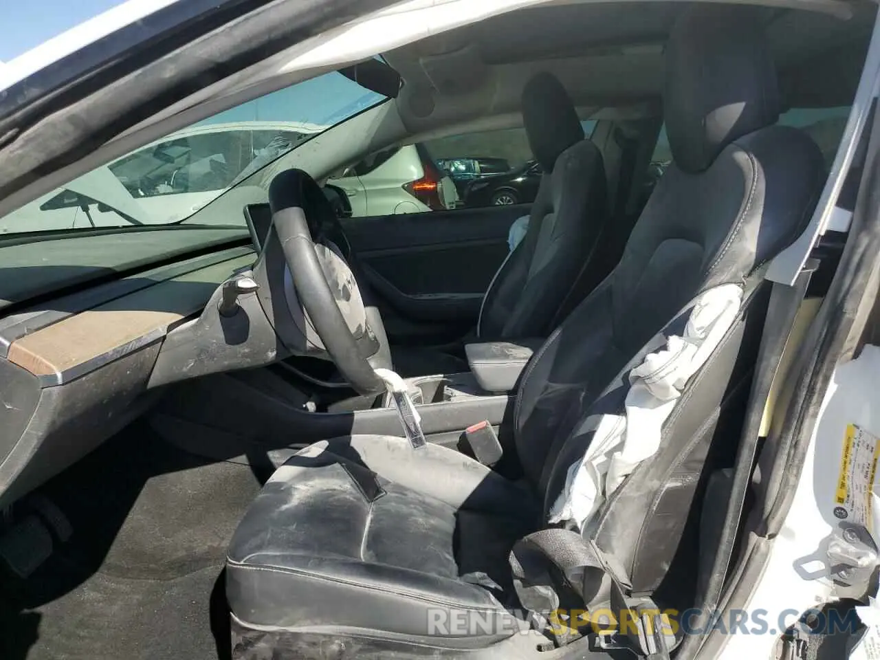 7 fotografías del automóvil dañado 5YJ3E1EA5LF745256 TESLA MODEL 3 2020