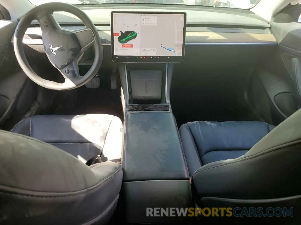 8 fotografías del automóvil dañado 5YJ3E1EA5LF745256 TESLA MODEL 3 2020