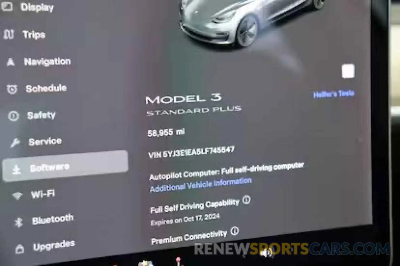 8 fotografías del automóvil dañado 5YJ3E1EA5LF745547 TESLA MODEL 3 2020