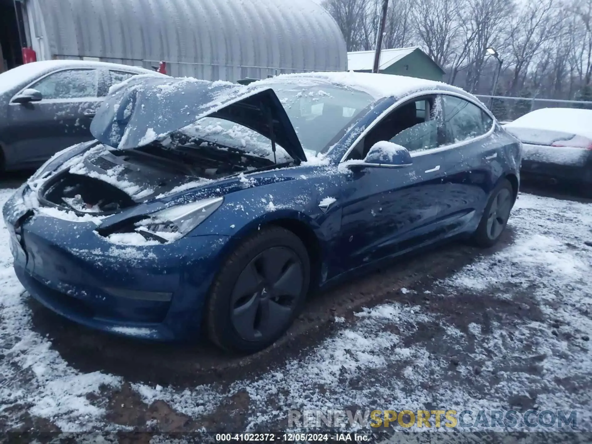 2 fotografías del automóvil dañado 5YJ3E1EA5LF745726 TESLA MODEL 3 2020